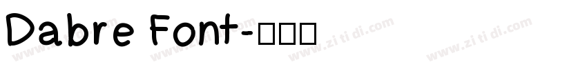 Dabre Font字体转换
